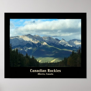 Rockies canadenses, Alberta Canada Wall Poster