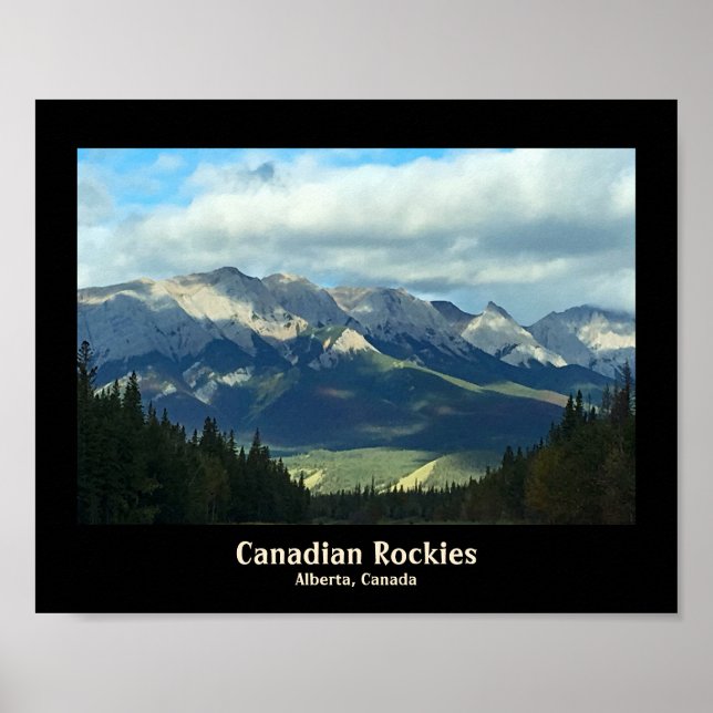 Rockies canadenses, Alberta Canada Wall Poster (Frente)