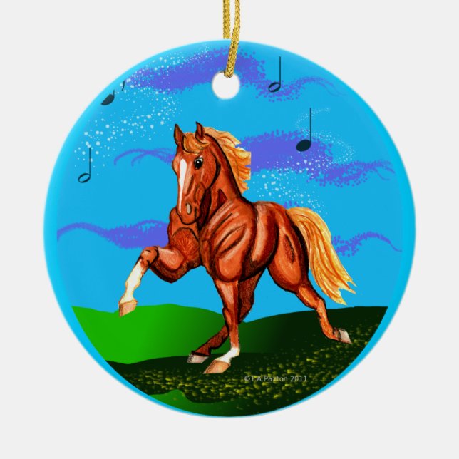 Rockin ao ornamento Walkin do caminhante de (Frente)