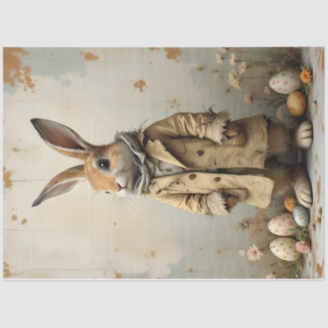 Rockstar Bunny em Papel Tecido (Frente )