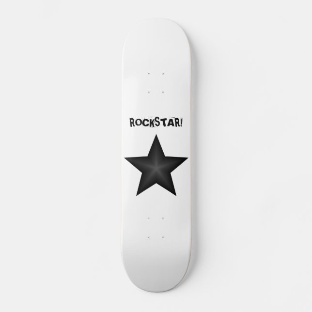ROCKSTAR! conselho skate (Frente)