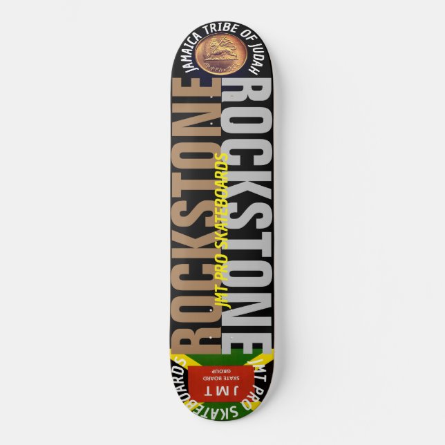 ROCKSTONE 8, 1/4", skateboard Deck (Frente)