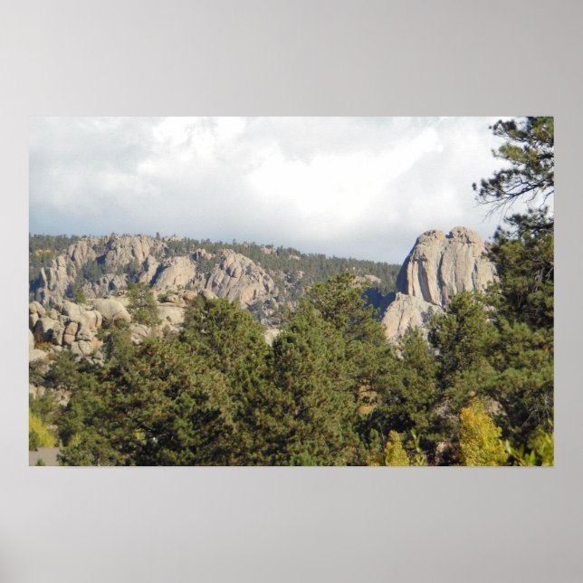 Rocky Mountain Landscape Foto Nature Wall Poster (Frente)