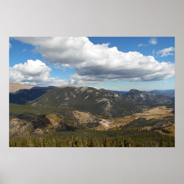 Rocky Mountain Landscape Foto Nature Wall Poster (Frente)