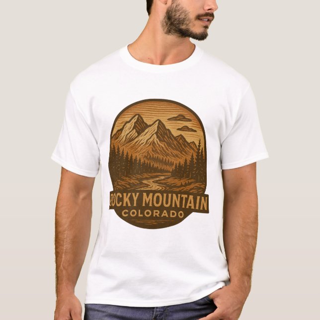 Rocky Mountain National Park Colorado T-Shirt (Frente)