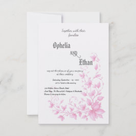 Rococo Floral Vintage Convite