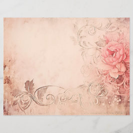 Rococo Love - Letra Scrapbook Paper
