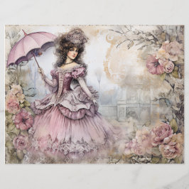Rococo Princess Scrapbook Paper