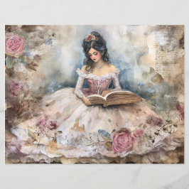 Rococo Princess Scrapbook Paper