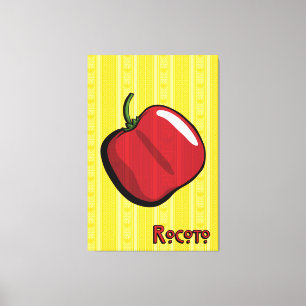Rocoto Chili Pepper Canvas Art