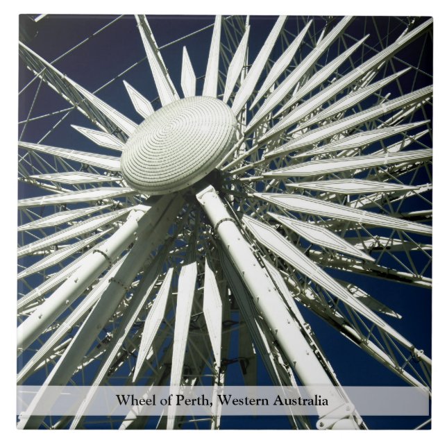 Roda de Perth, Azulejo de cerâmica da Austrália Oc (Frente)