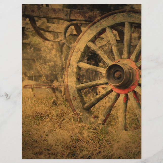 Roda do Vagão Russo Ocidental Primitivo (Frente)