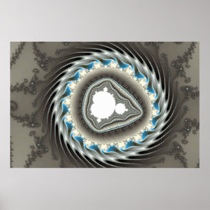 Roda giratória - Poster Fractal