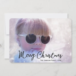 Rodar Cartões de Natal Personalizados Foto Persona