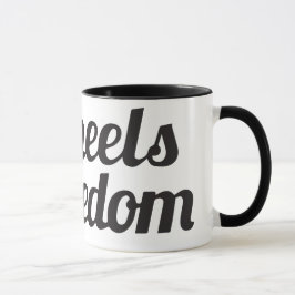 Rodas da campainha dois à caneca da liberdade