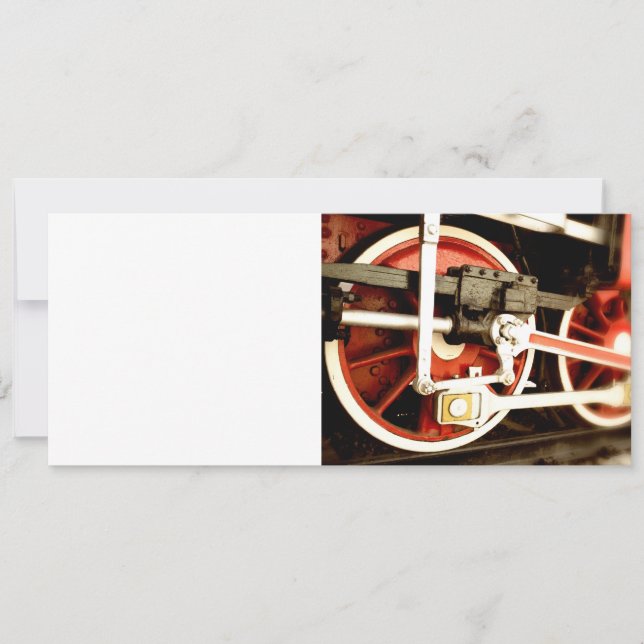 Rodas de locomotiva a vapor (Frente)