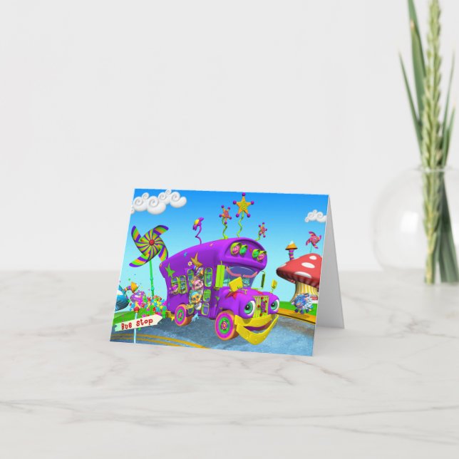 Rodas No Cartão De Nota De Barramento (Frente)