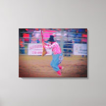 Rodeo Palhaço Canvas Arte