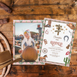 Rodeo Themed | Convites a primeiros aniversarios