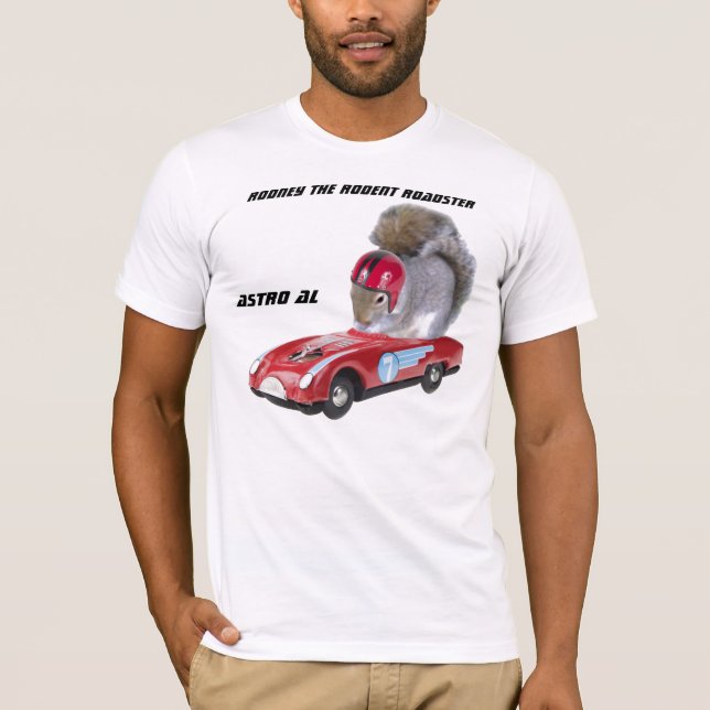 Rodney a camisa do roadster t do roedor (Frente)