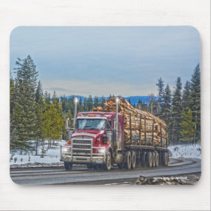Rodovia Red Lumber Motorizada Rodovia Art Mousepad