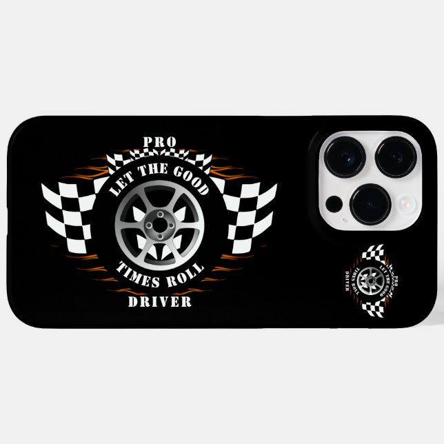 Rolagem de Carro Esportivo Verificada Bandeiras Ro (Verso (horizontal))