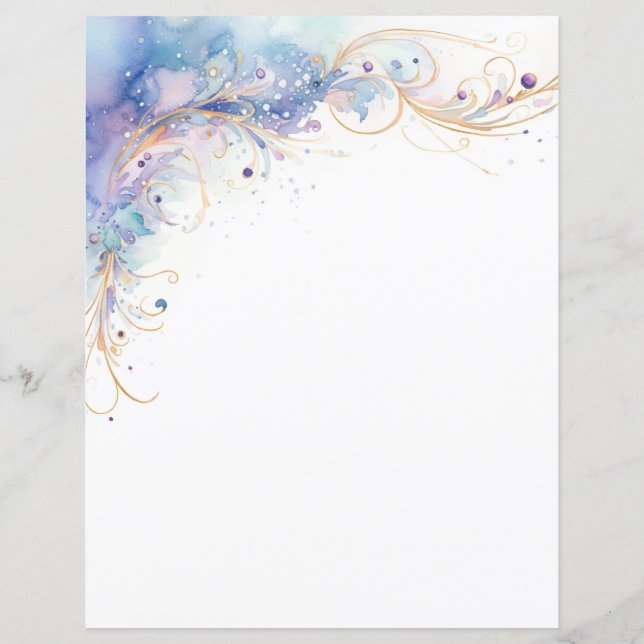 Rolamentos de Aquarela (Verso)