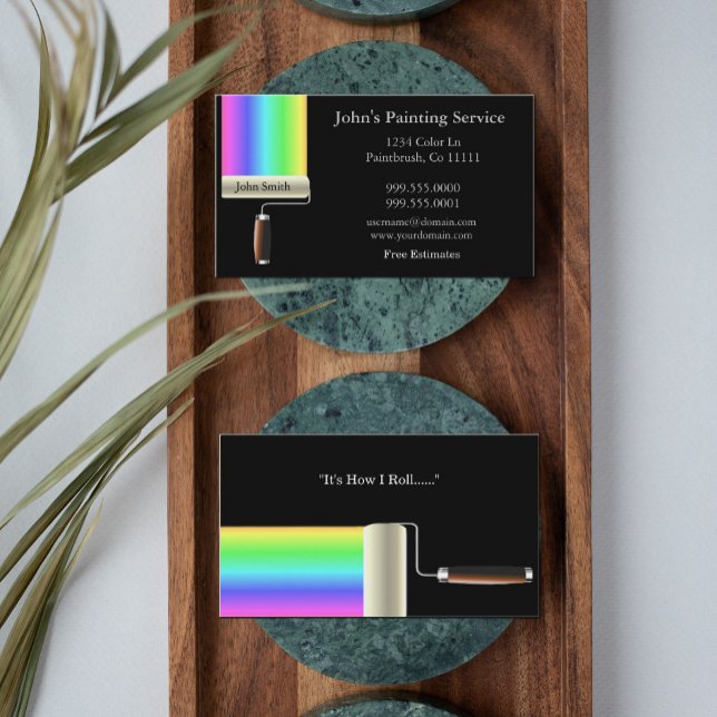 Rolando Cartão de visita de pintores (Criador carregado)