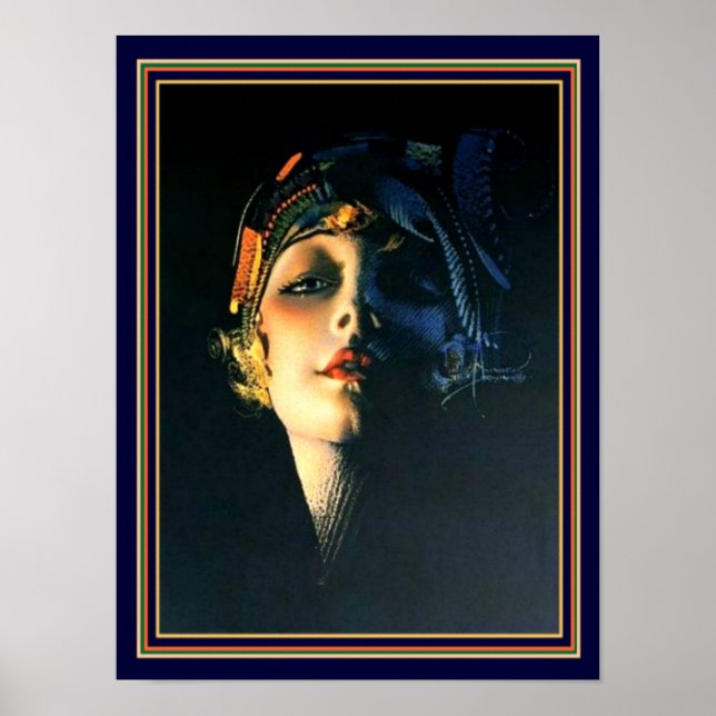 Rolf Armstrong Art Impressão 12 x 16 (Frente)