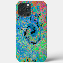 Rolha de Abstrato com rolha azul de aquarela com r