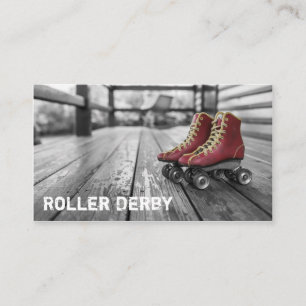 Roller Derby, Rollerskates, Cartão de visita de F