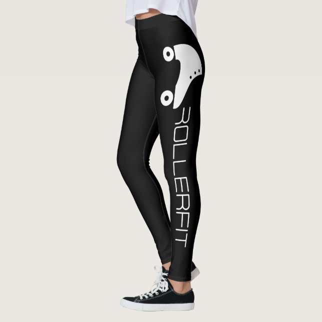 RollerFit - Leggings pretas (Esquerda)