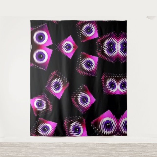 Rolling Eyes Tapeçaria 88" x 104" (Frente)