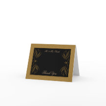 Rolo de Agradecimento de Casamento com Acento Pret