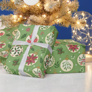 Rolo de Papel de Embrulho de Enfeite de Natal Dese