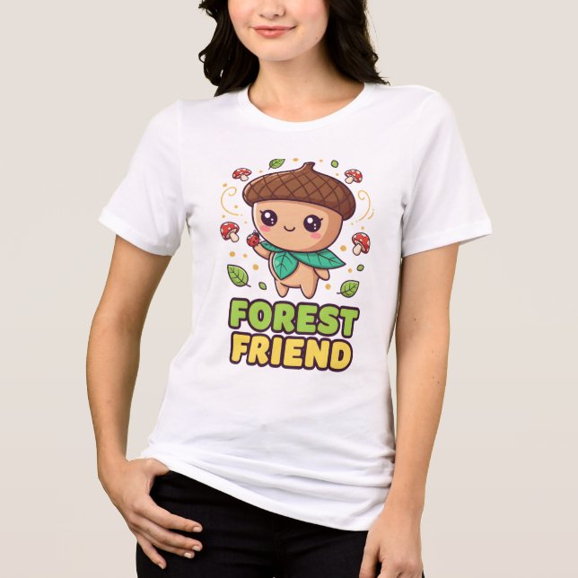 “Rolo de Sushi Kawaii – Camiseta Soy Fofa” (Frente)