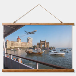 Rolo Suspenso do Porto de Mumbai  91cm x 66cm