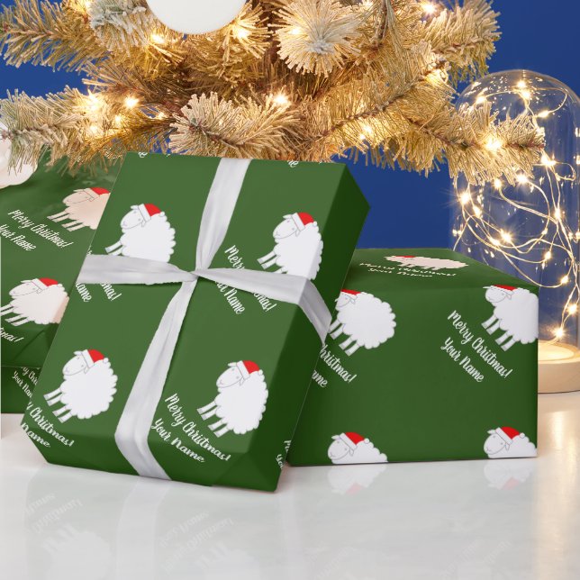 Rolos de papel de embrulho de animal de Natal com  (Feriados)