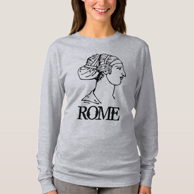 ROMA, camisas de viagem, adicionar texto (Frente)