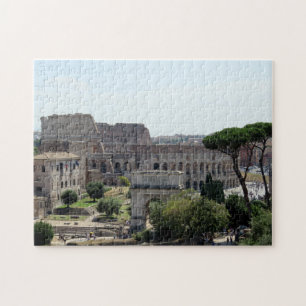 Roma Colosseum e quebra-cabeça romano do fórum