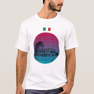 Roma Colosseum T-Shirt Patrimônio Italiano