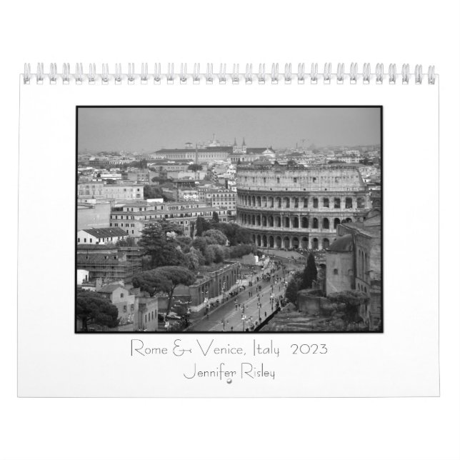 Roma e Veneza, Itália - Calendário 2025 (Capa)