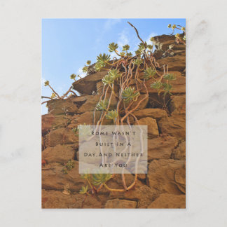 Roma não foi construída em um cartão postal de um