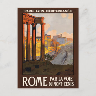 Roma, Roma, Antiguínas Ruínas, Cartão Postal de Vi