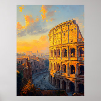 Roman Colosseum Art Impressão