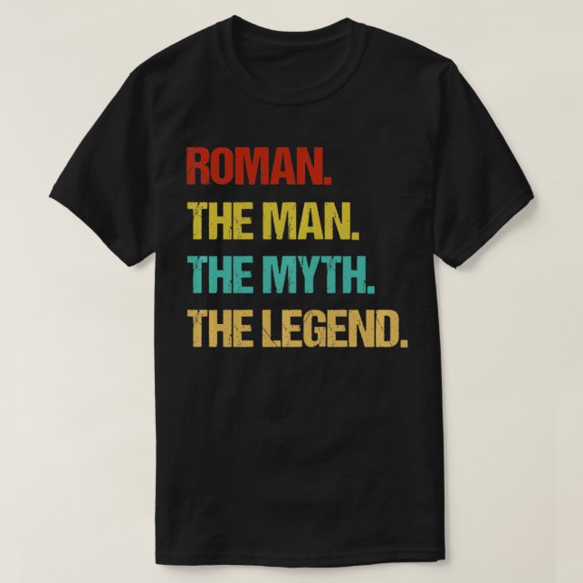 Roman The Man The Myth Pullover (Frente do Design)