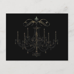 Romance com um cartão postal de Chandelier