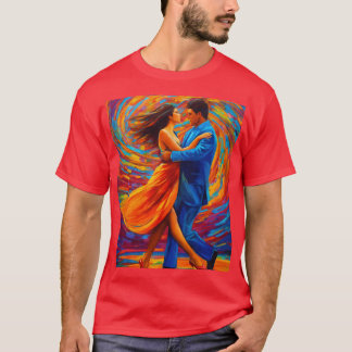 Romance e artístico: Abstrato Art T-Shirt