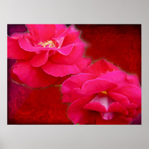 Romance e Rosa vermelha Poster