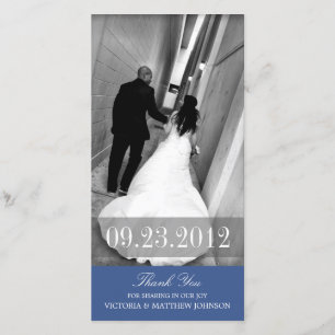 ROMANCE EM CARTÕES DE AGRADECIMENTOS WEDDING DOS